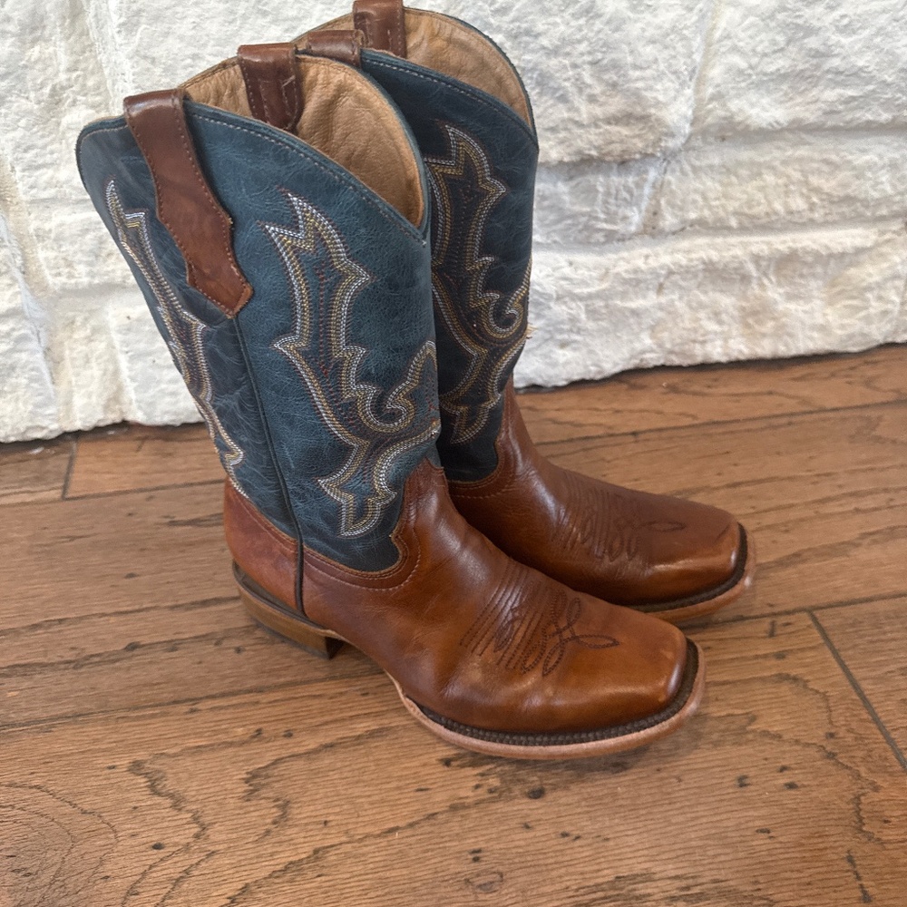 Corral Teens Leather Cowboy Boots